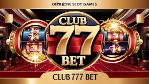 on image text 'CLUB 77 BET'