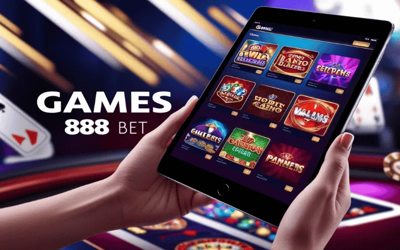 on image text 'GAMES 888 BET'