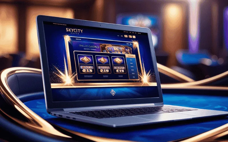 on image text 'SKYCITY ONLINE CASINO'